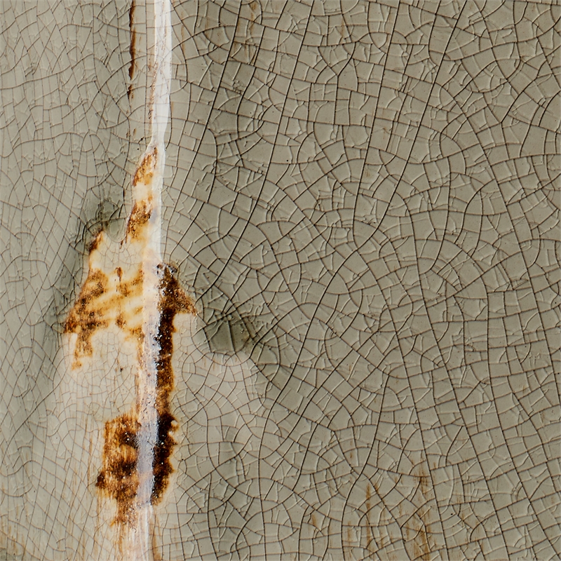 Jamie Young Co Porto Large Transitional Ceramic Side Table in Gray