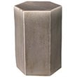 Jamie Young Co Porto Large Transitional Ceramic Side Table in Gray