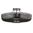 Jamie Young Co Constantine Transitional Iron Metal Semi Flush Mount in Bronze