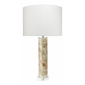 Jamie Young Co Peyton Traditional Stone Table Lamp in Natural