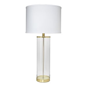 Jamie Young Co Rockefeller Traditional Metal Table Lamp in Brass