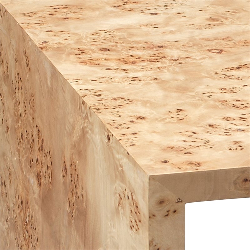 Jamie Young Co Bedford Traditional Wood Nesting Tables in Natural (Set of 2)