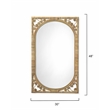 Jamie Young Co Primrose Hand-Wrapped Coastal Rattan Wall Mirror in Natural