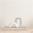 Jamie Young Co Flux Handmade Transitional Marble Decorative Object in White