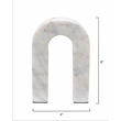 Jamie Young Co Flux Handmade Transitional Marble Decorative Object in White