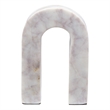 Jamie Young Co Flux Handmade Transitional Marble Decorative Object in White