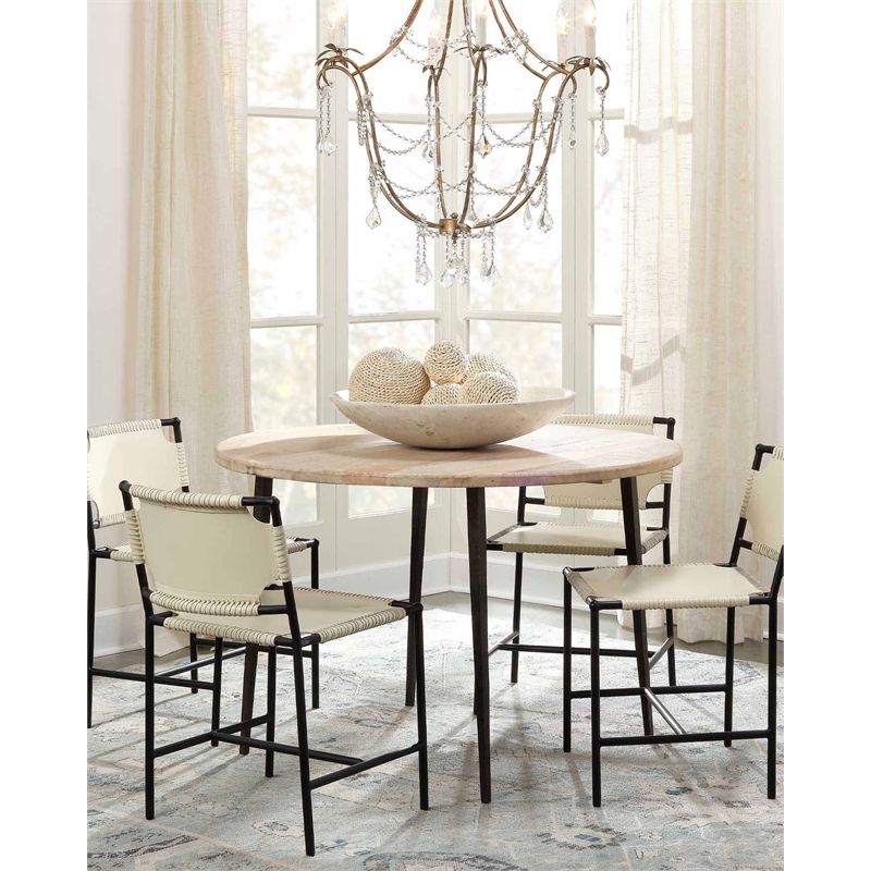 Jamie Young Co Malibu Corn Straw Rattan Decorative Balls in Natural (Set of 3)