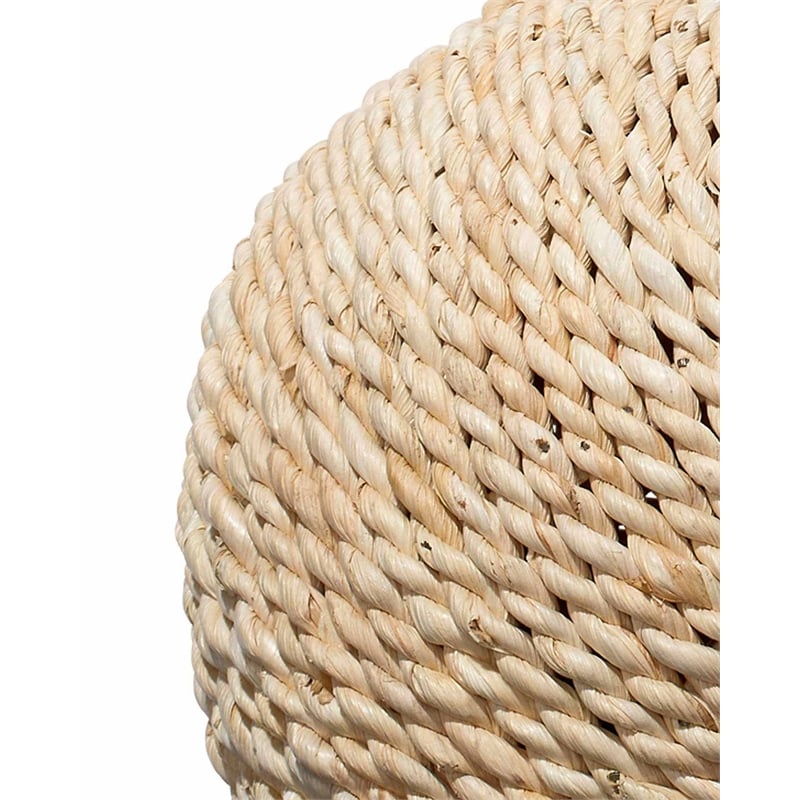 Jamie Young Co Malibu Corn Straw Rattan Decorative Balls in Natural (Set of 3)