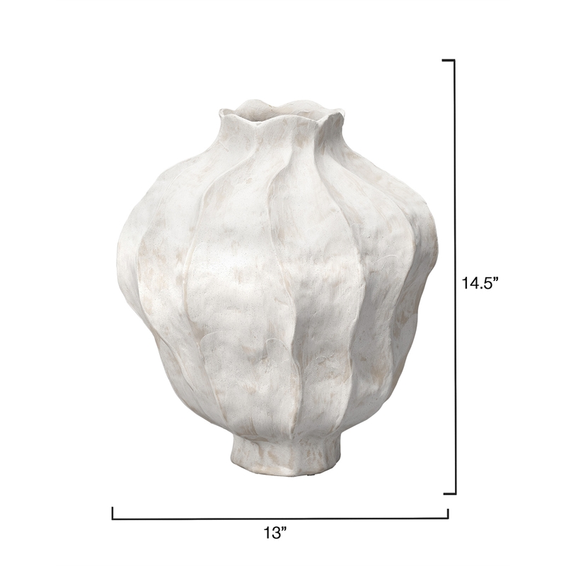 Jamie Young Co Poppy Porcelain Decorative Vase