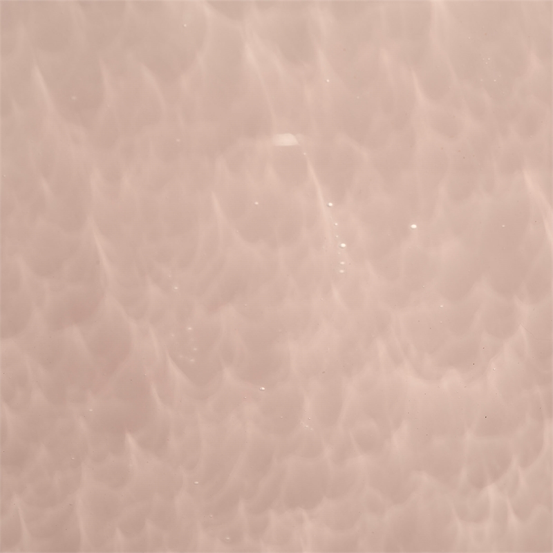 Jamie Young Co Dottie Blown Glass Table Lamp with Raffia Shade Pink