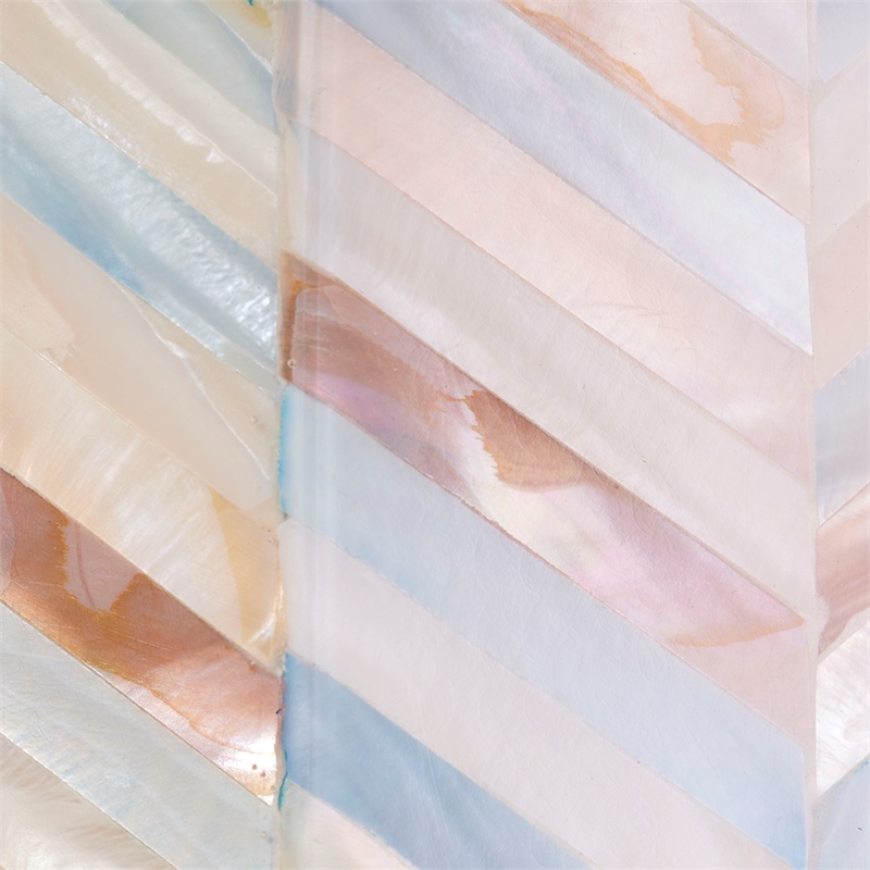 Academy Mother of Pearl Hexagon Wall Mirror