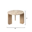 Quarry Wood and Tendua Stone Coffee Table