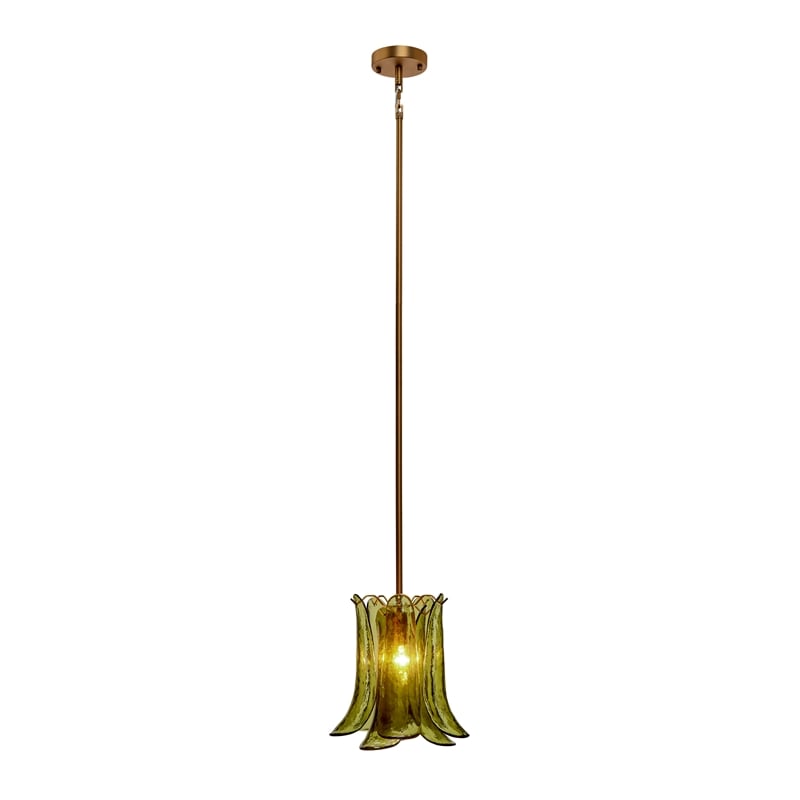 Jamie Young Co Cala Pendant in Green