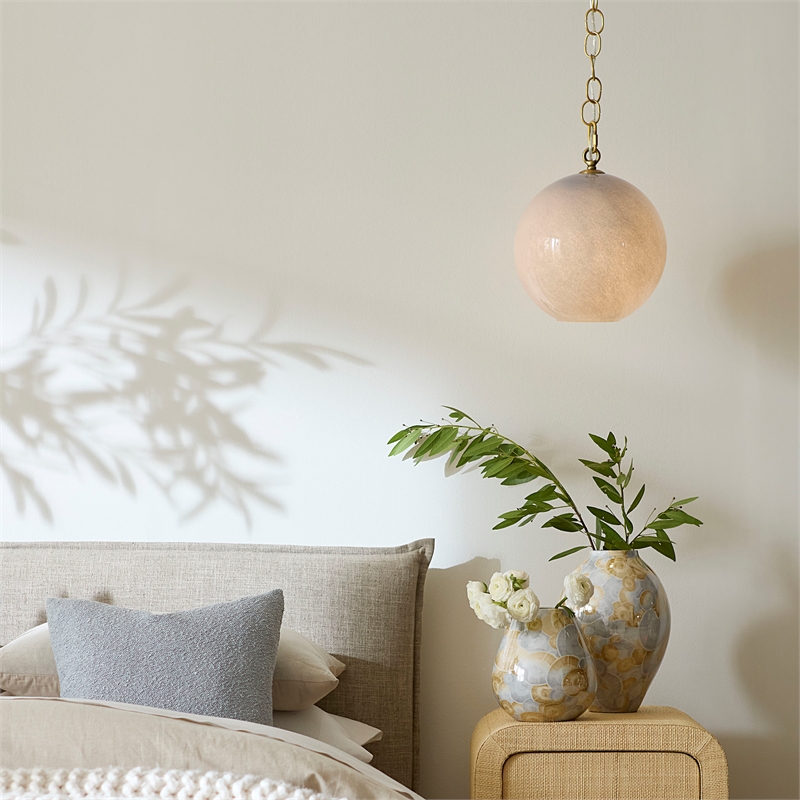 Jamie Young Co Camber Pendant in Blue