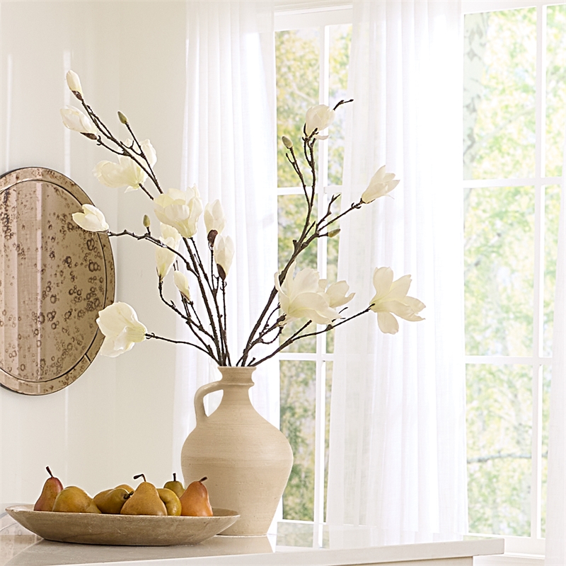 Jamie Young Co Offering Ceramic Pitcher in Cream