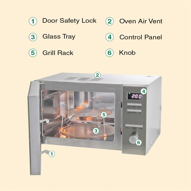 Equator Advanced Appliances Compact Stainless Steel Microwave Oven Combo