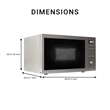 Equator Advanced Appliances Compact Stainless Steel Microwave Oven Combo