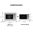 Equator Advanced Appliances Compact Stainless Steel Microwave Oven Combo