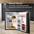 Conserv 2.6 cu.ft. Stainless Compact Refrigerator with Reversible Door