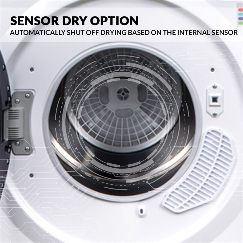 Equator 3.5 cu.ft. 110V Compact Digital Vented Sensor/Refresh Dryer in White