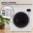 Equator 3.5 cu.ft. 110V Compact Auto/Time Vented Dryer in White