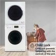 Equator Pro Compact 110V Set Washer 13 lbs+Vented 3.5 cu.ft. Auto/Time Dryer