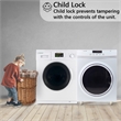 Equator Pro3 Compact 110V Set Washer 13lbs+Dryer Vented 3.5cu.ft Sensor/Refresh