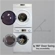 Equator Pro3 Compact 110V Set Washer 13lbs+Dryer Vented 3.5cu.ft Sensor/Refresh
