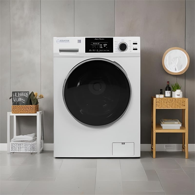 Equator Digital Touch 18 lbs Compact 110V Washer 1400 RPM 4 Memory & 16 Programs