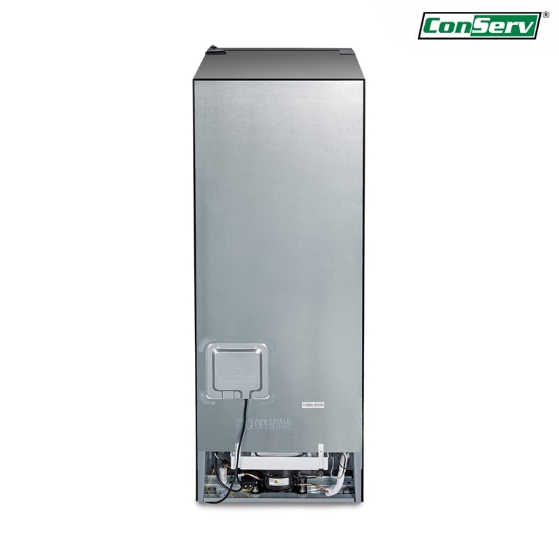Conserv 11.5cf Tall Frost Free Ref-Freezer 24in Wine Rack E-Star 43dB Stainless