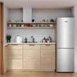 Conserv 11.5cf Tall Frost Free Ref-Freezer 24in Wine Rack E-Star 43dB Stainless