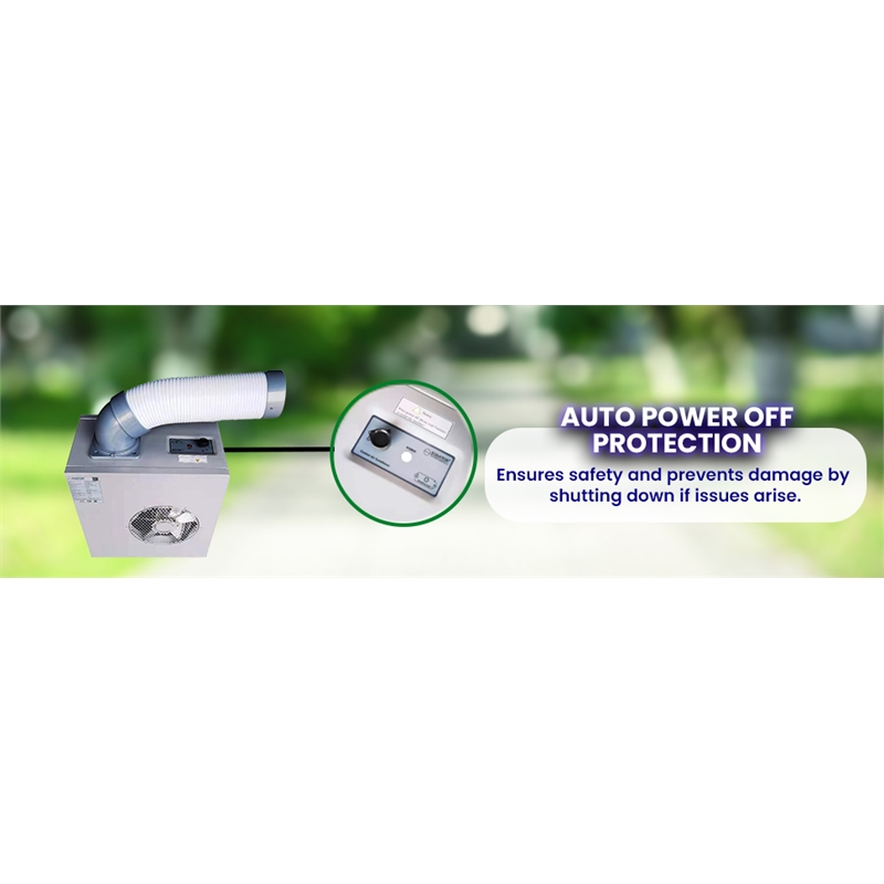Equator 7000BTU Weatherized Outdoor Air Conditioner+Fan IP24 Casters 110V