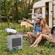 Equator 7000BTU Weatherized Outdoor Air Conditioner+Fan IP24 Casters 110V