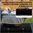 Equator Advanced Appliances Portable Dual Burner Induction Cooktop with Handle