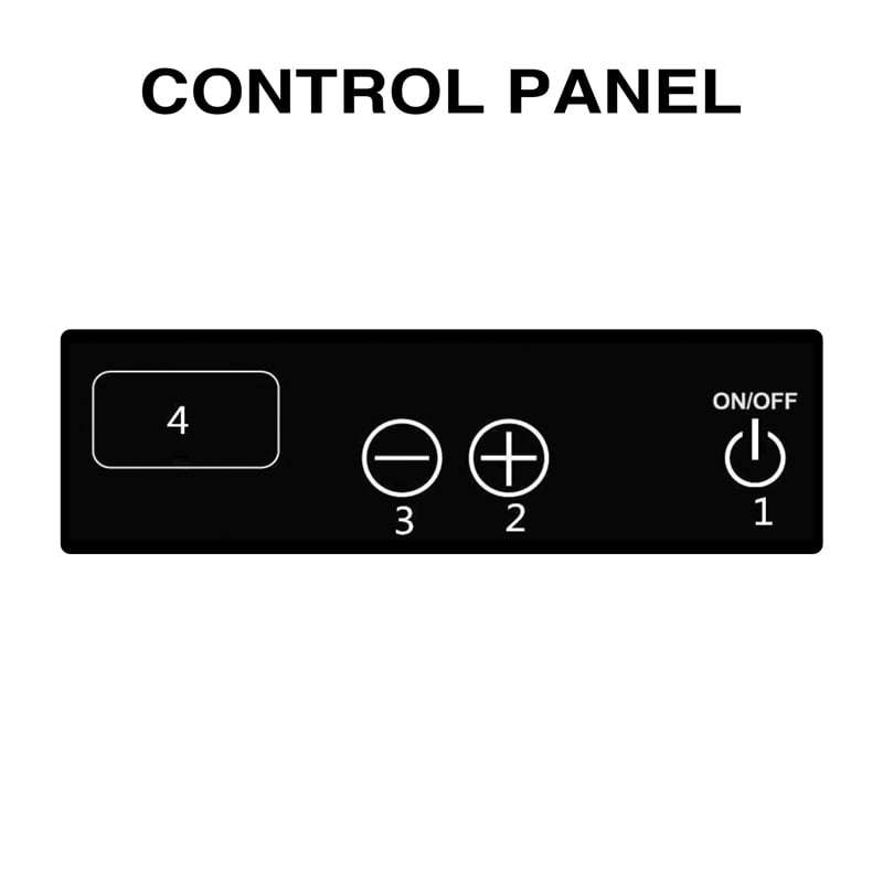 Equator 11inch Portable Single-Burner Induction Cooktop - with Handle in Black