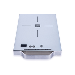 Equator 11inch Portable Single-Burner Induction Cooktop - with Handle in Silver
