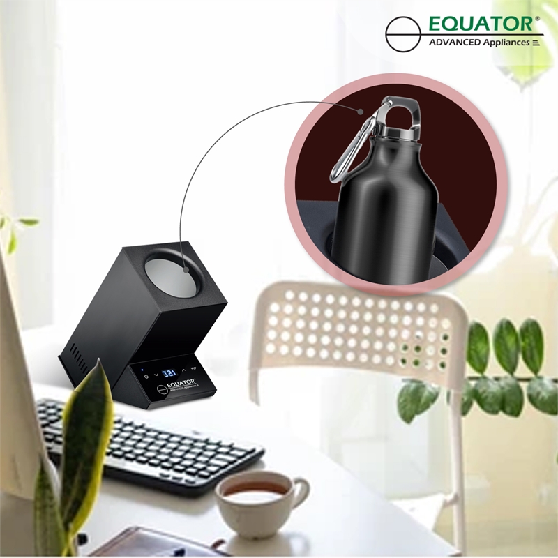 Equator Black Single Bottle Chiller Thermo-Electric Freestanding in Black