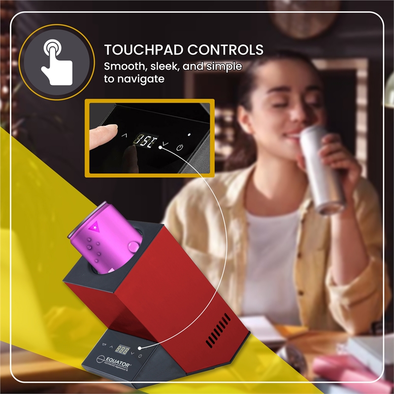 Equator Black Single Bottle Chiller Thermo-Electric Freestanding in Black