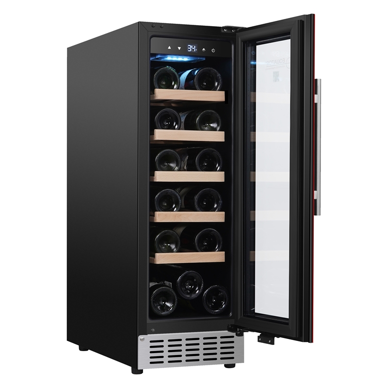 18 bottle Built-in/Freestanding Wine Ref with 7 color LED Lights