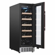 18 bottle Built-in/Freestanding Wine Ref with 7 color LED Lights