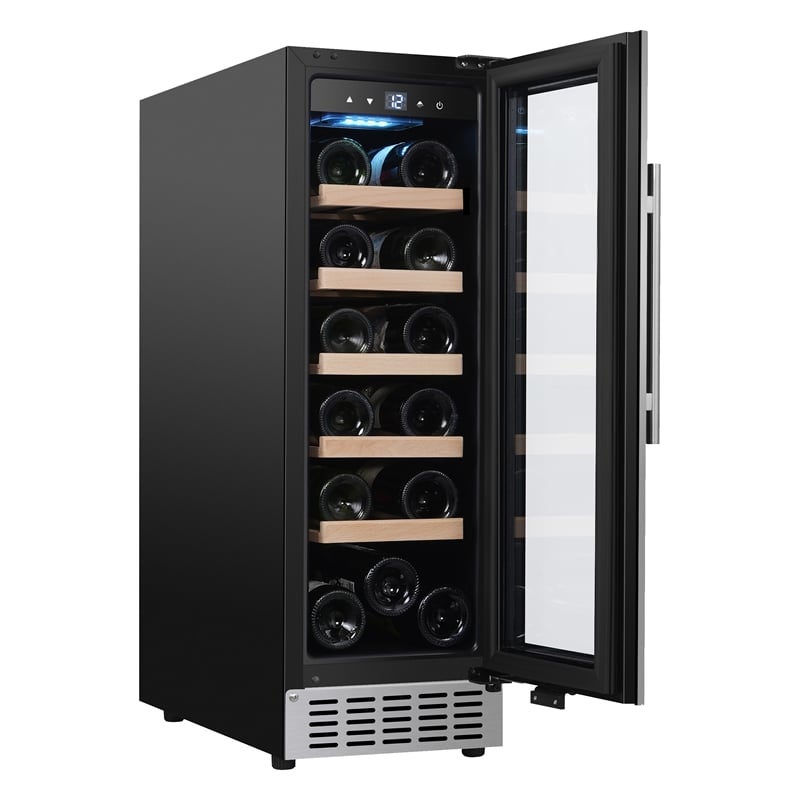 18 bottle Built-in/Freestanding Wine Ref with 7 color LED Lights