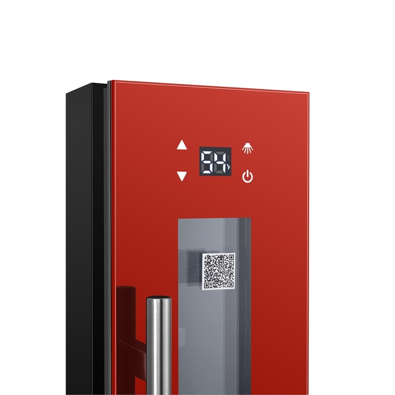 9 bottle Built-in/Freestanding Wine Ref with 7 color LED Lights