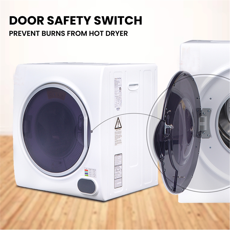 Equator 3.5 cu.ft. 110V Compact Digital Vented Sensor Dryer in White