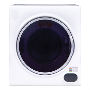 Equator 3.5 cu.ft. 110V Compact Digital Vented Sensor Dryer in White