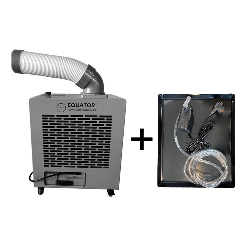 Equator 7000 BTU Outdoor Portable Air Conditioner + Drip Pan Kit
