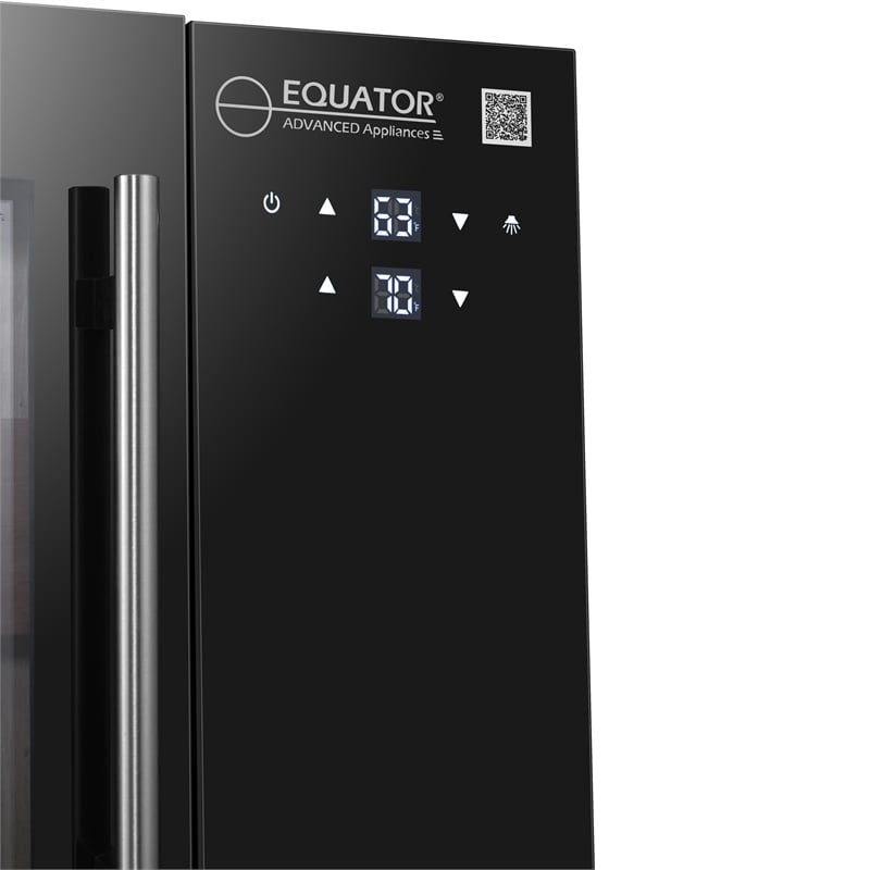 Equator 1.4 Cu Ft Electronic Cooler Humidor with Cedar Wood Shelves