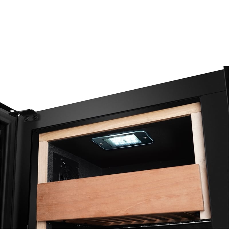 Equator 1.4 Cu Ft Electronic Cooler Humidor with Cedar Wood Shelves