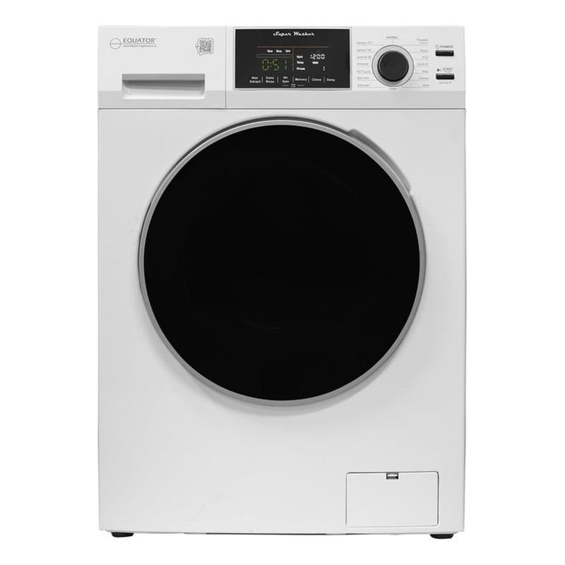 Equator 1.6 cu.ft./15 lbs White 110V Front load Washer 15 programs + Pet Cycle