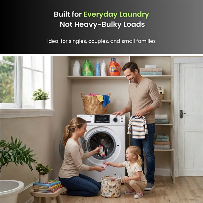 Equator Pet Compact 110V Vented/Ventless 15 lbs Sani Combo Washer Dryer 1400 RPM