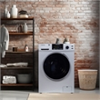 Equator Pet Compact 110V Vented/Ventless 15 lbs Sani Combo Washer Dryer Silver